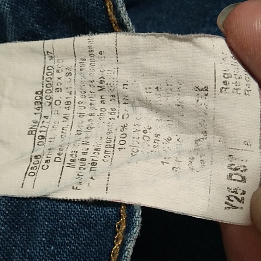 Youth Vintage Carhartt Jeans Sz.6 - Picture 8 of 11